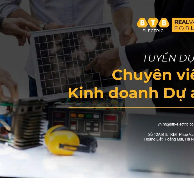 BTB Electric tuyển dụng Chuyên viên kinh doanh dự án