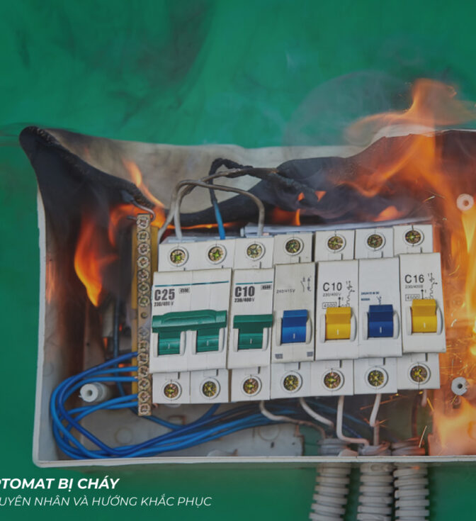 Aptomat bị cháy: Nguyên nhân và hướng khắc phục