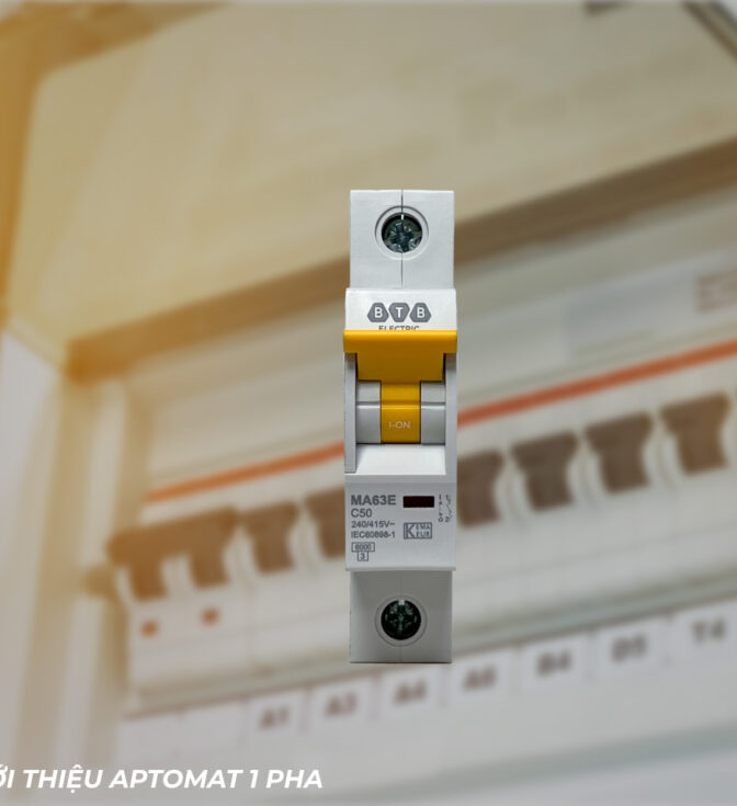 Aptomat 1 pha là gì? Cấu tạo, nguyên lý làm việc, ứng dụng