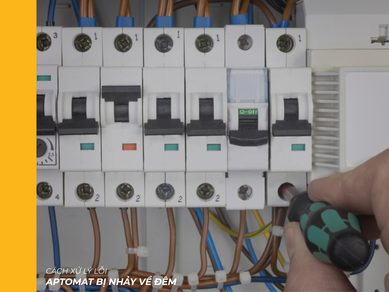 3 cách xử lý lỗi aptomat hay bị nhảy về đêm ngay lập tức
