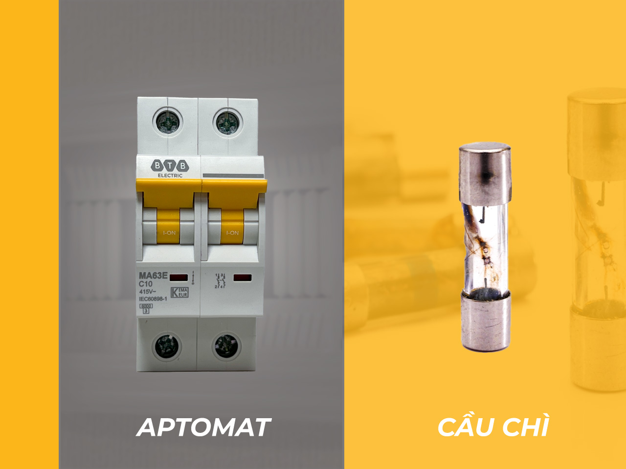 Aptomat và cầu chì: So sánh ưu và nhược điểm