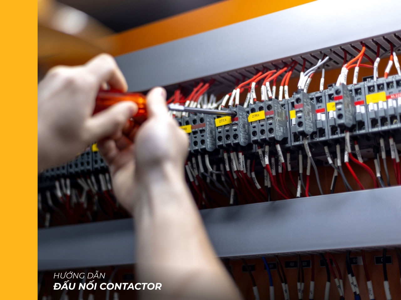 cach dau noi contactor banner