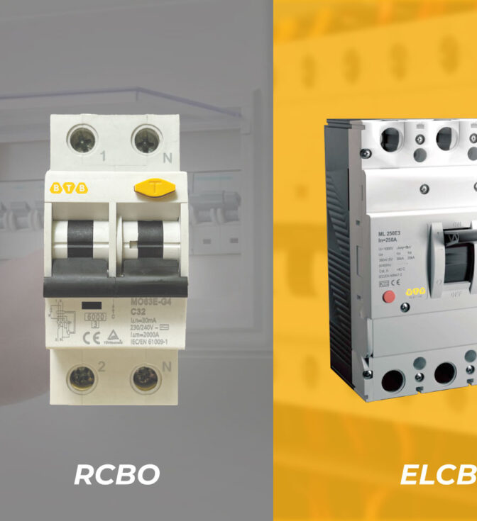 Những điểm khác biệt giữa ELCB và RCBO