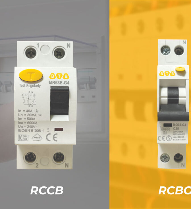 So sánh RCBO và RCCB - Những điểm giống và khác nhau