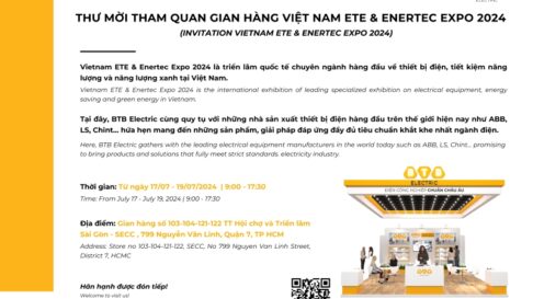 BTB Electric tham gia triển lãm Vietnam ETE & Enertec Expo 2024