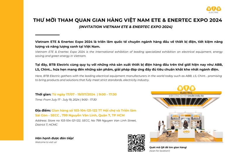 BTB Electric Tham Gia Tri n L m Vietnam ETE Enertec Expo 2024