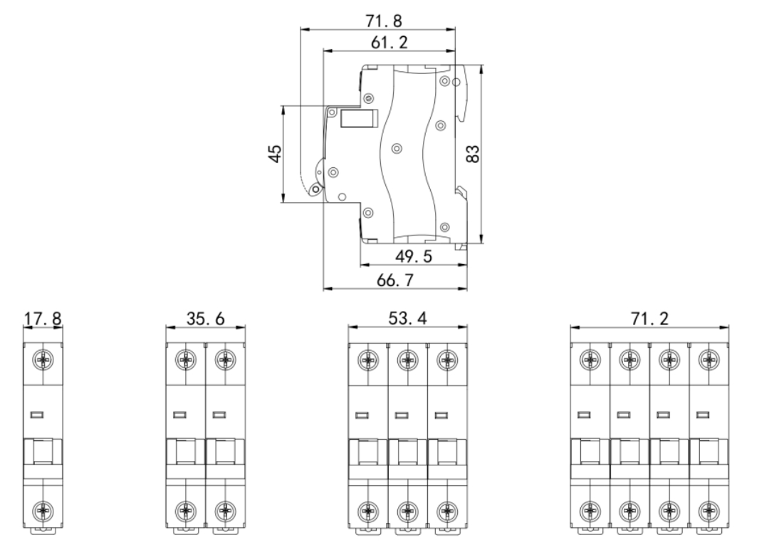 kich thuoc btb electric - mcb bm