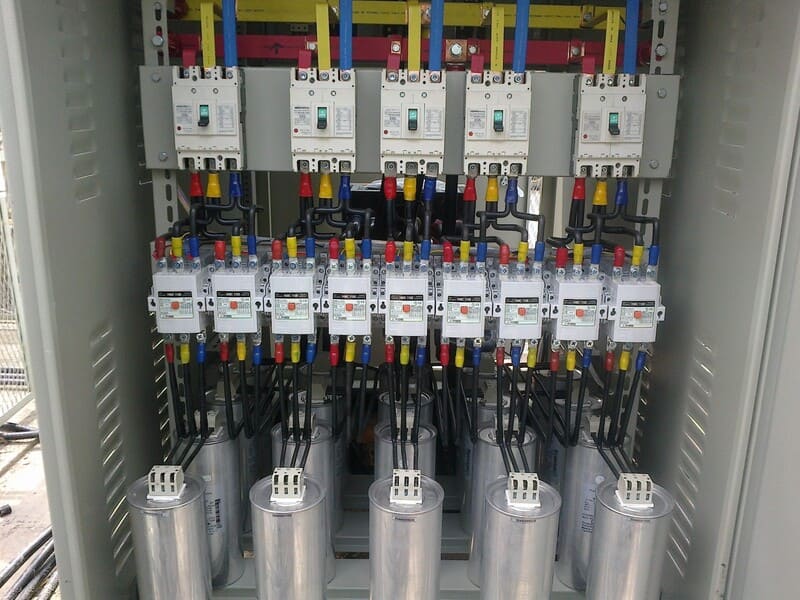 What is a compensating capacitor 8
