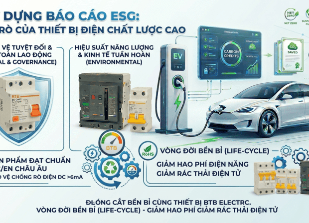 Xây dựng báo cáo ESG: Vai trò của thiết bị điện chất lượng cao