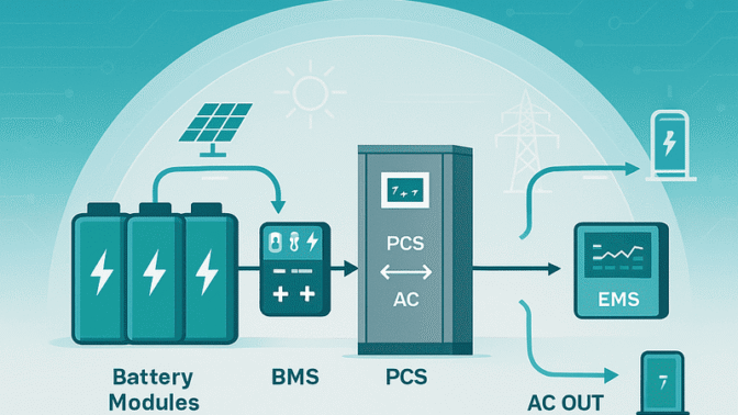 BESS là gì? Nguyên lý vận hành và ứng dụng trong đời sống 