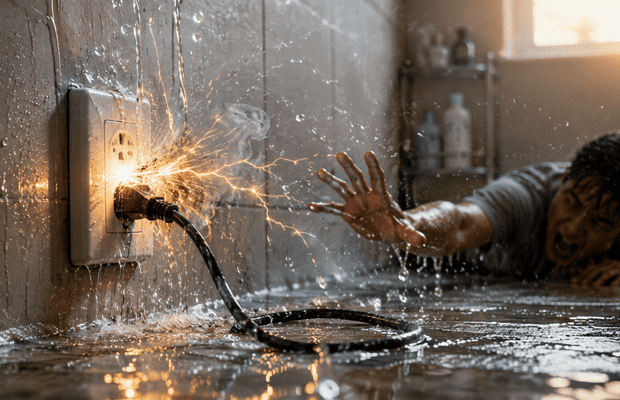 Nước vào ổ điện có sao không? Rủi ro và cách xử lý an toàn