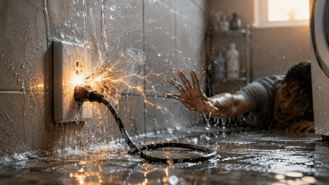 Nước vào ổ điện có sao không? Rủi ro và cách xử lý an toàn