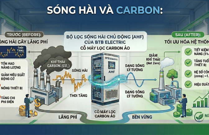 Sóng hài và Carbon: Mối liên hệ ít người biết đến