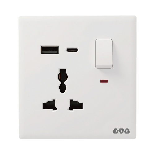 811 Switched universal socket