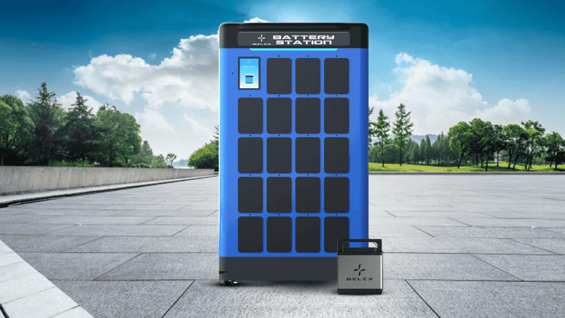 tram doi pin xe dien selex