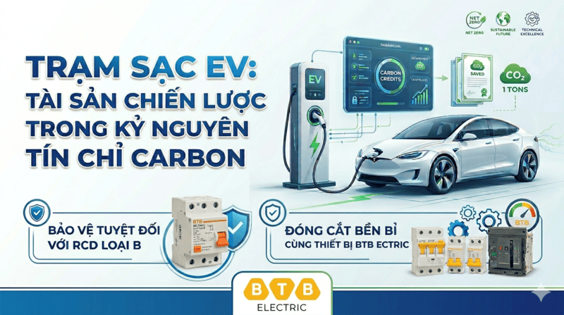 Trạm sạc xe điện (EV): Từ hạ tầng kỹ thuật đến tài sản chiến lược trong kỷ nguyên “tín chỉ carbon” 